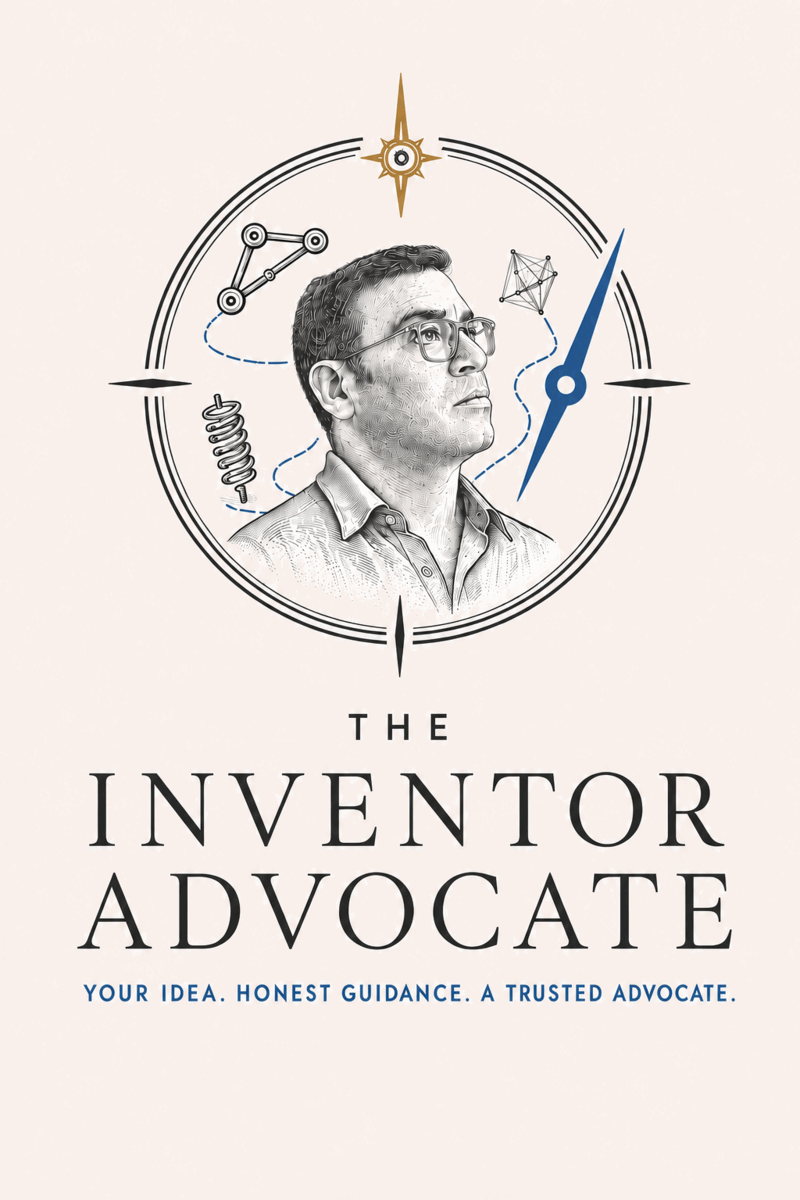 The Inventor Advocate emblem